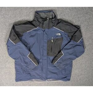 North Face Jacket Men's 2XL Blue Hyvent Abul Raincoat Outdoors Hiking TB5M TN5M
